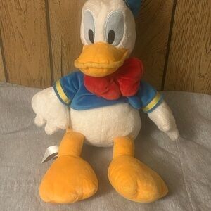 Disney Plush Donald Duck with Blue and Red Accents